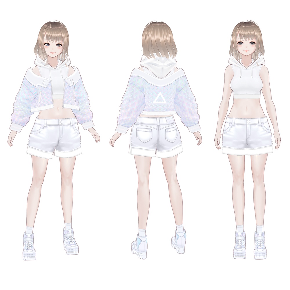 【VRoid texture 37】ホログラムパーカー