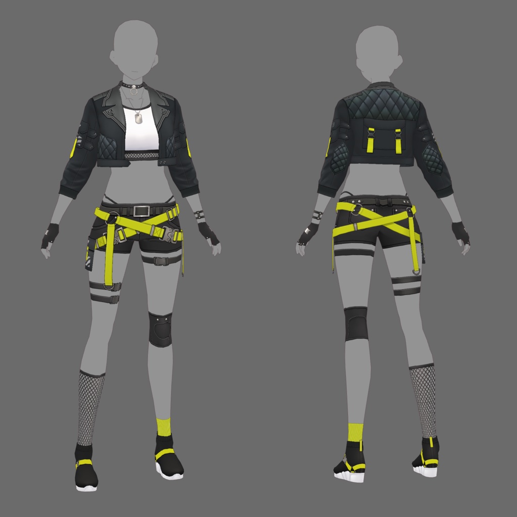 【VRoid texture 41】サイバーパンク3