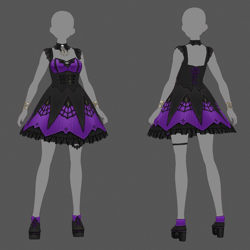 【VRoid texture 43】HALLOWEEN 2