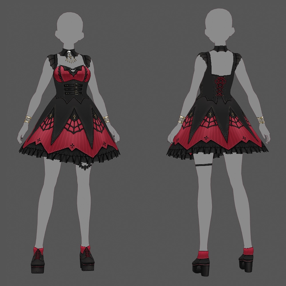 【VRoid texture 43】HALLOWEEN 2