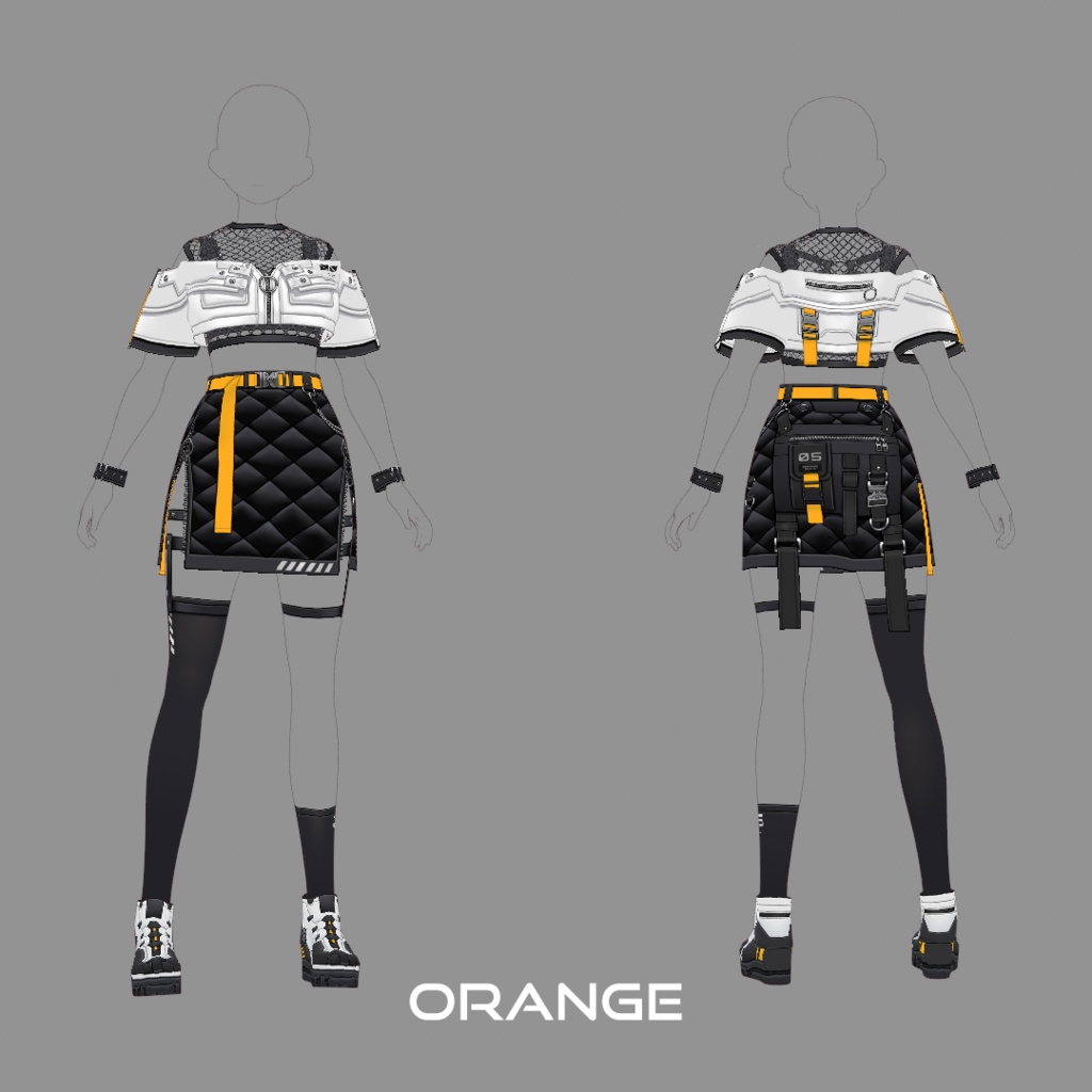 【VRoid texture 45】サイバーパンク5