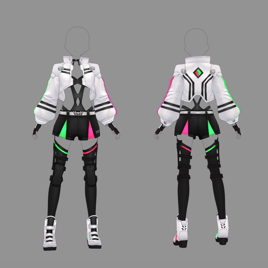 【VRoid texture 53】サイバーパンク7