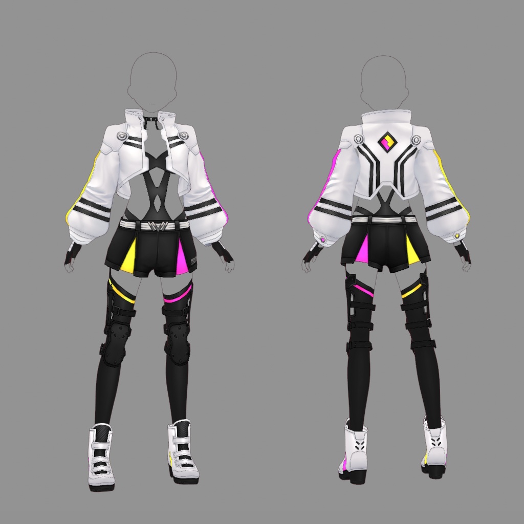 【VRoid texture 53】サイバーパンク7