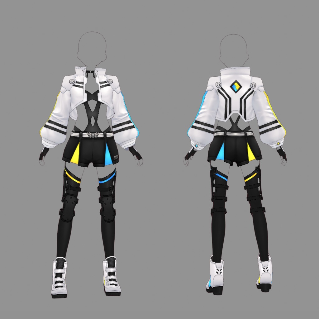 VRoid texture 53】サイバーパンク7 - OFUJI STORE - BOOTH VRoid texture 53】サイバーパンク7 - OFUJI STORE - BOOTH