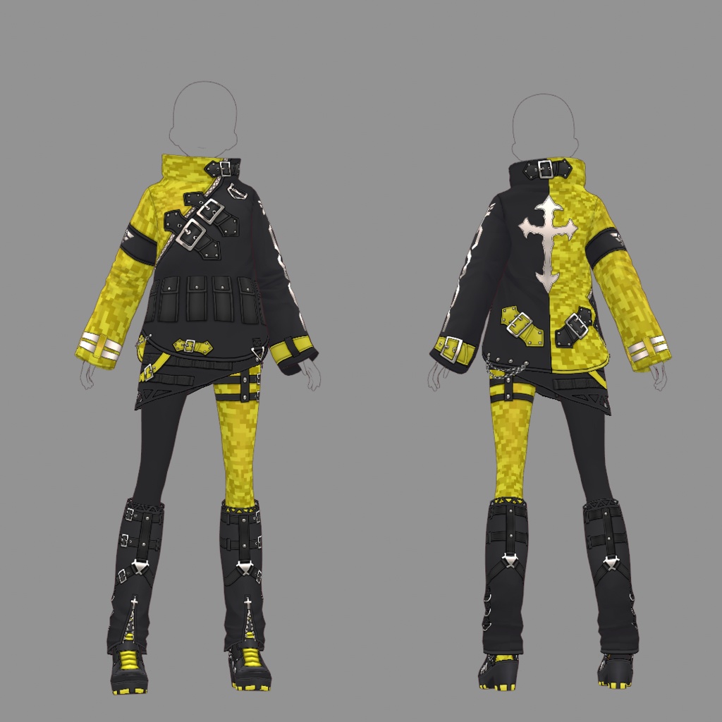 【VRoid texture 58】サイバーパンク9