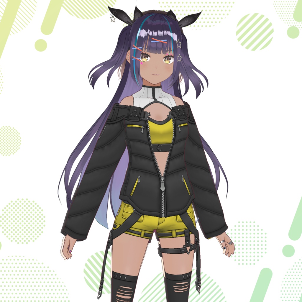 【VRoid texture 60】サイバーミリタリー14