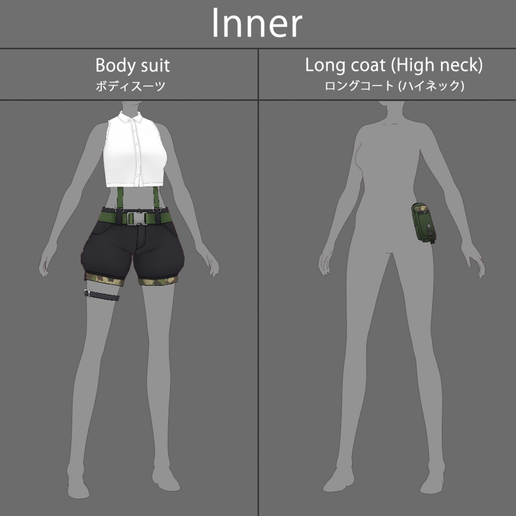 【VRoid texture 61】軍服