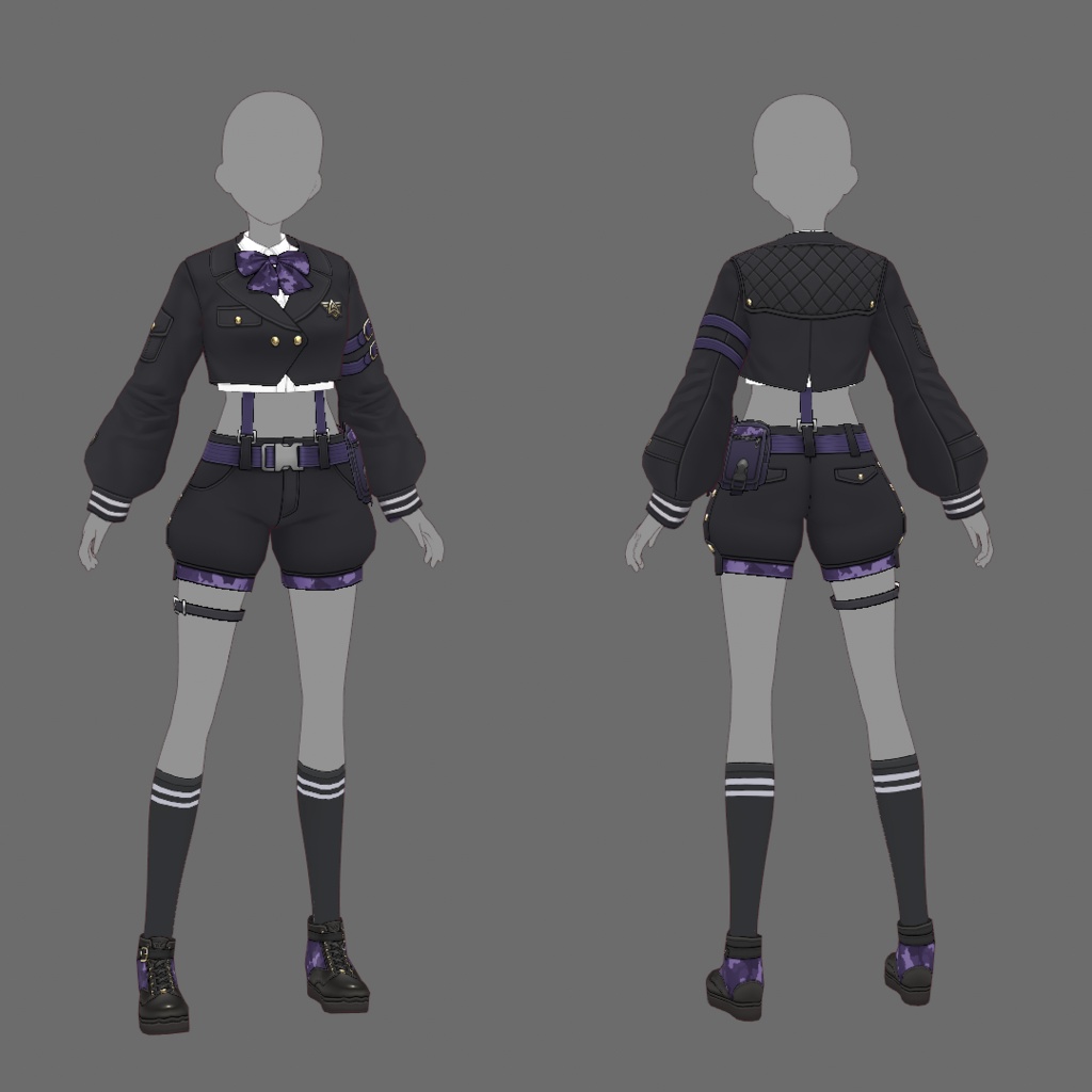 【VRoid texture 61】軍服