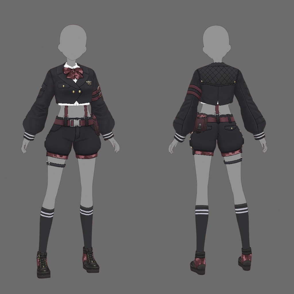 【VRoid texture 61】軍服