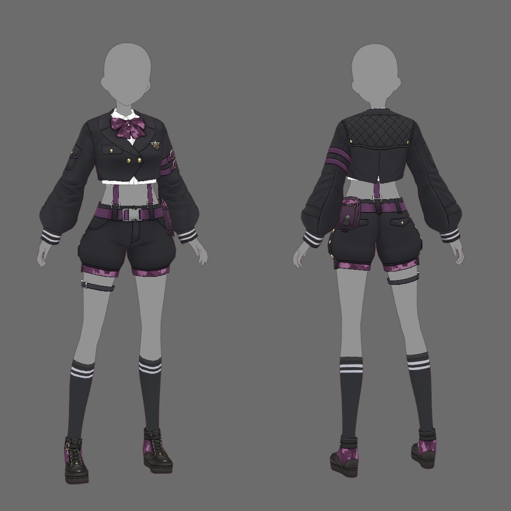 【VRoid texture 61】軍服