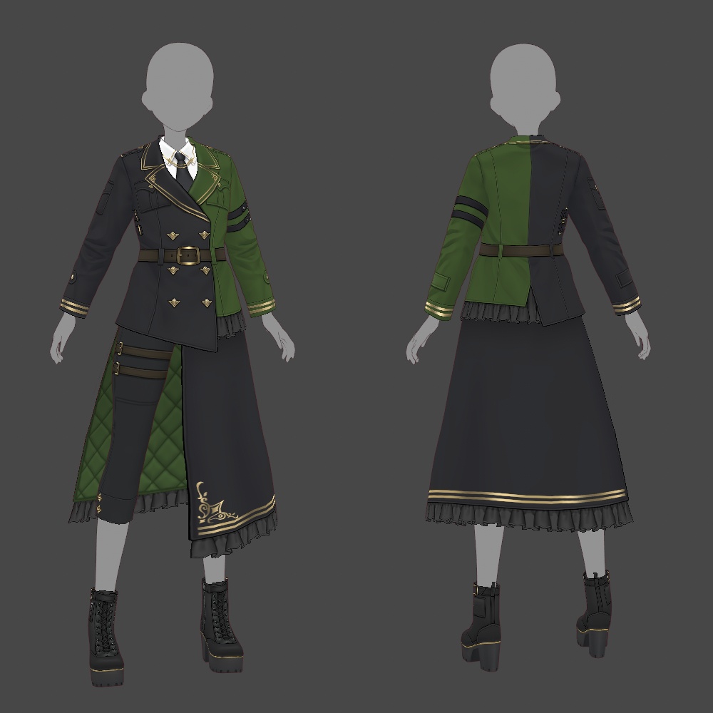 【VRoid texture 62】軍服2