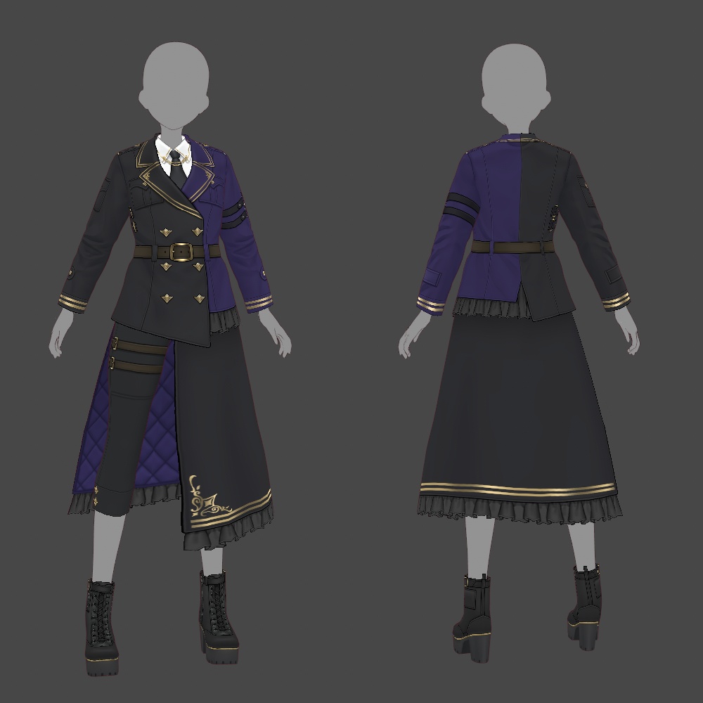 【VRoid texture 62】軍服2