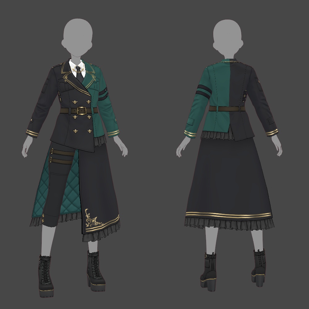 【VRoid texture 62】軍服2