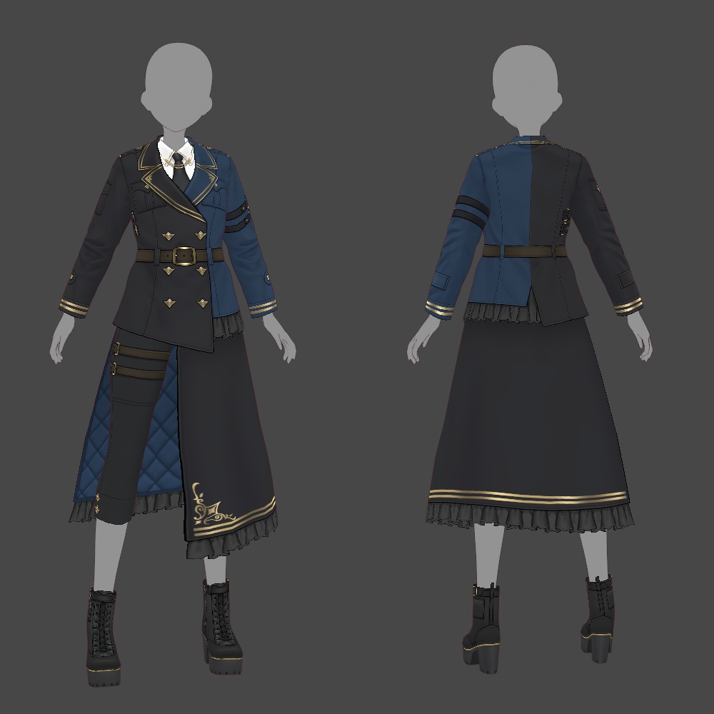 【VRoid texture 62】軍服2