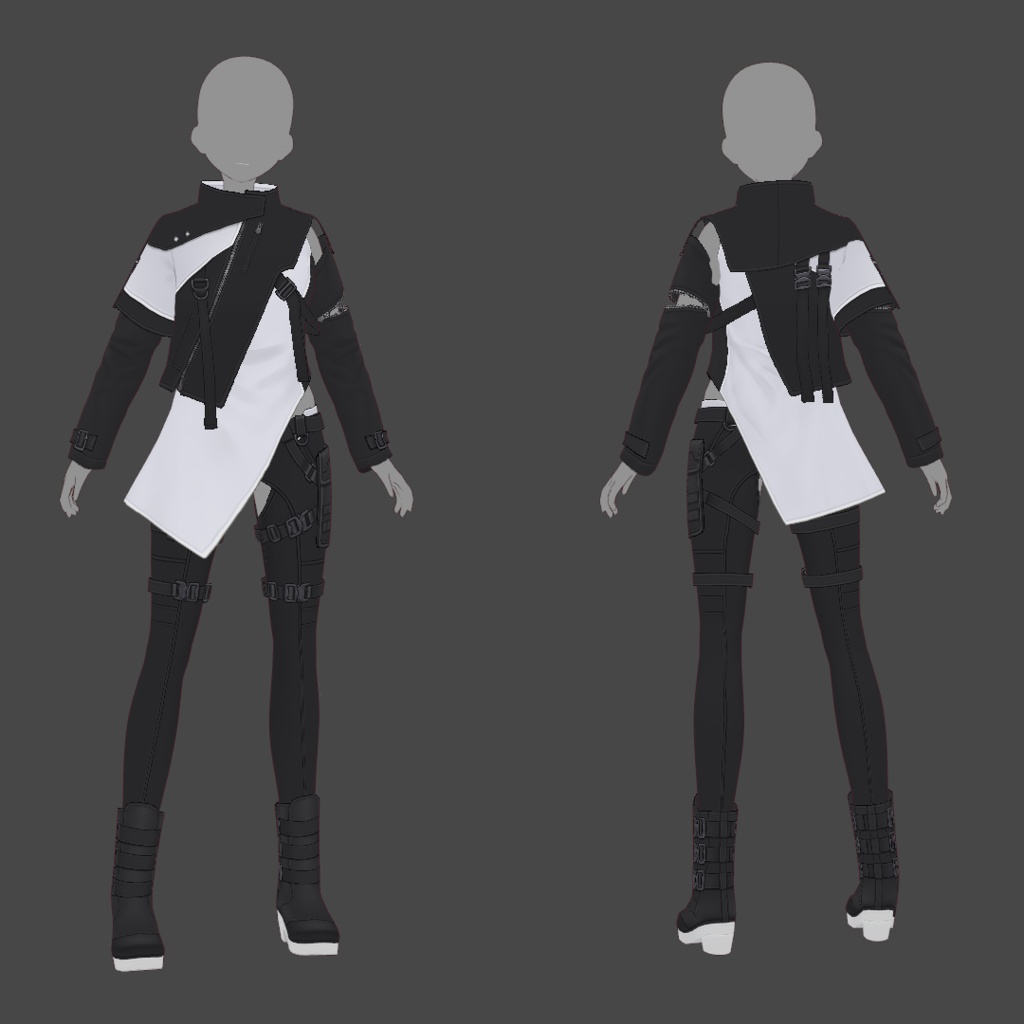 【VRoid texture 63】サイバーミリタリー15
