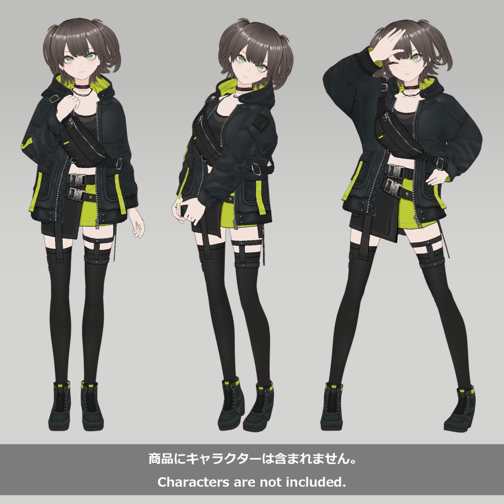 【VRoid texture 64】サイバーパンク10