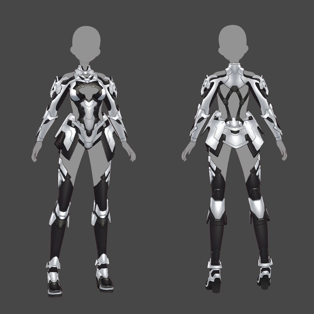 【VRoid texture 65】サイバースーツ5