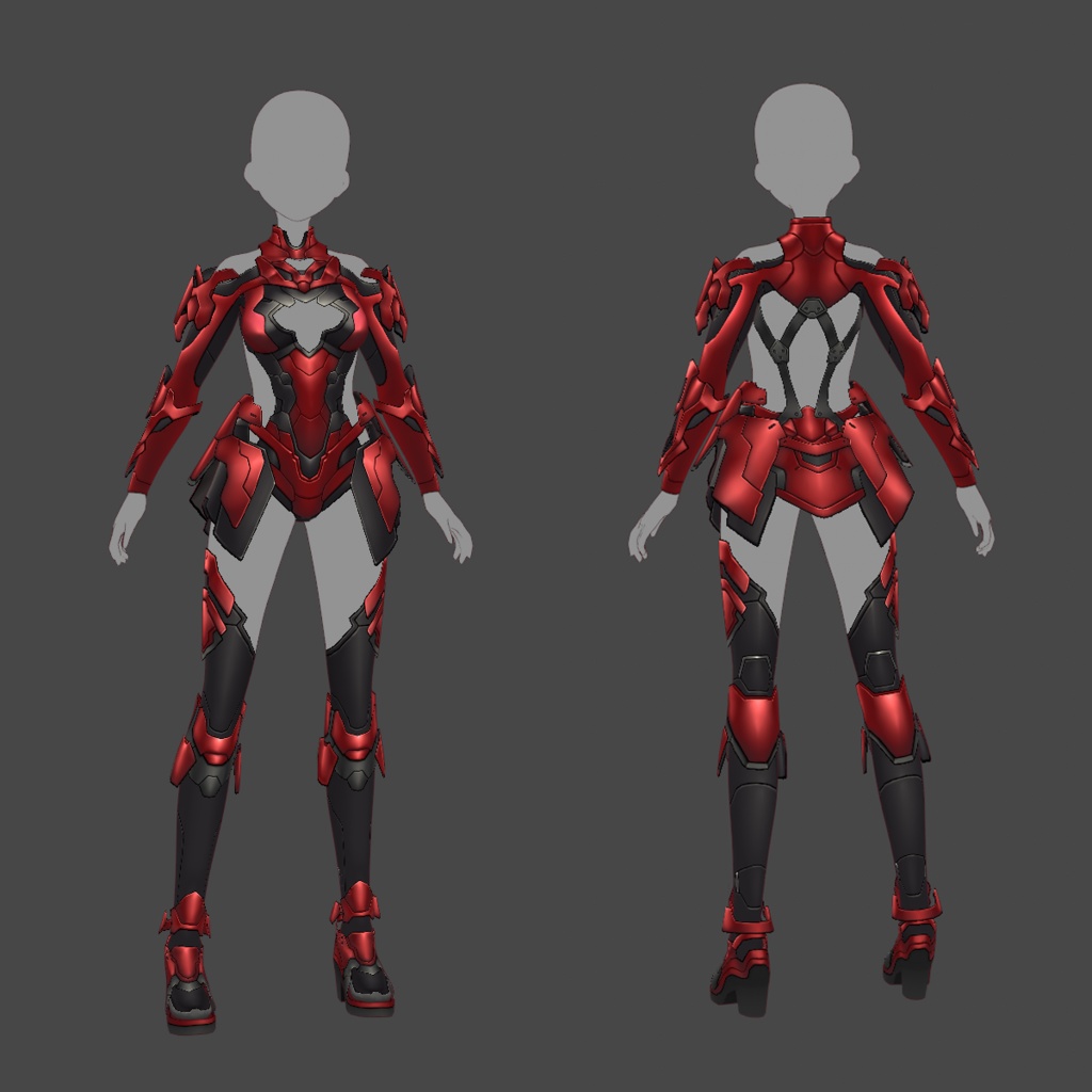 【VRoid texture 65】サイバースーツ5