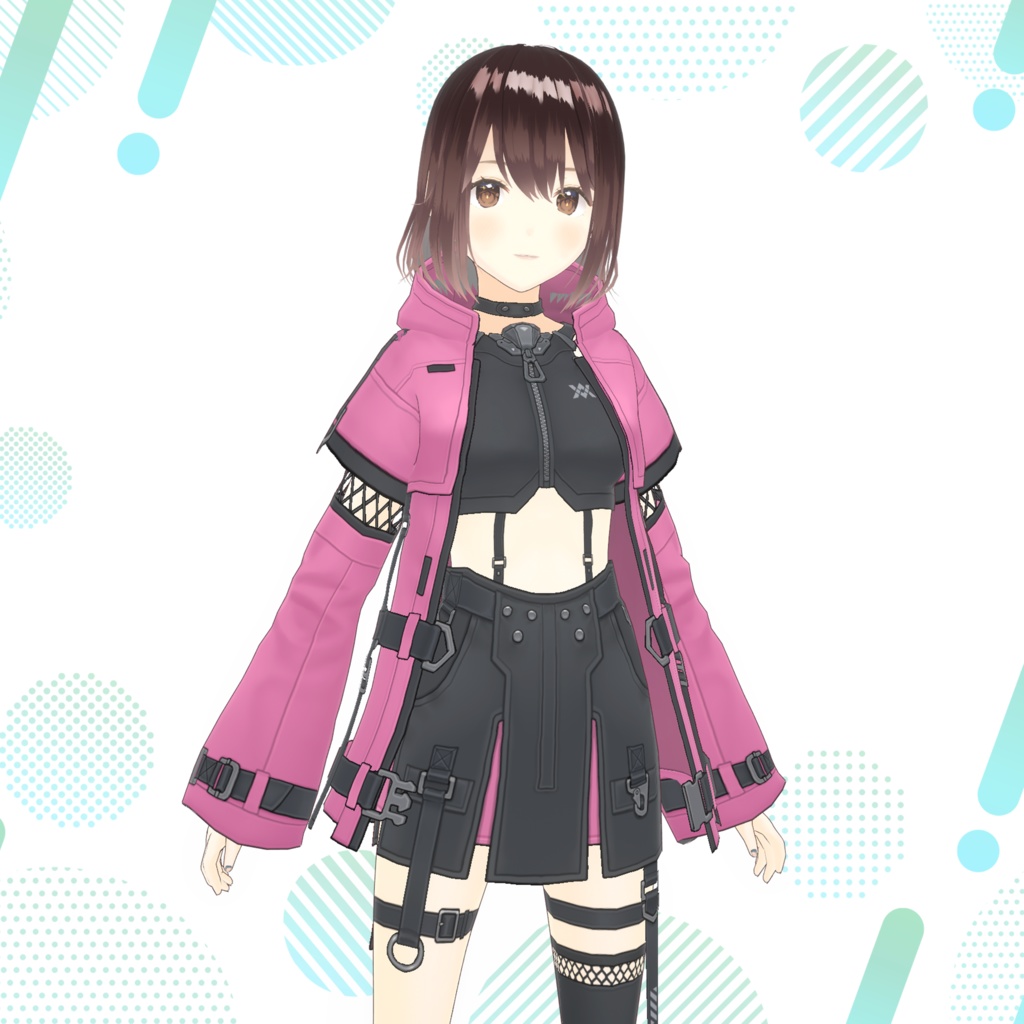 【VRoid texture 66】サイバーミリタリー16