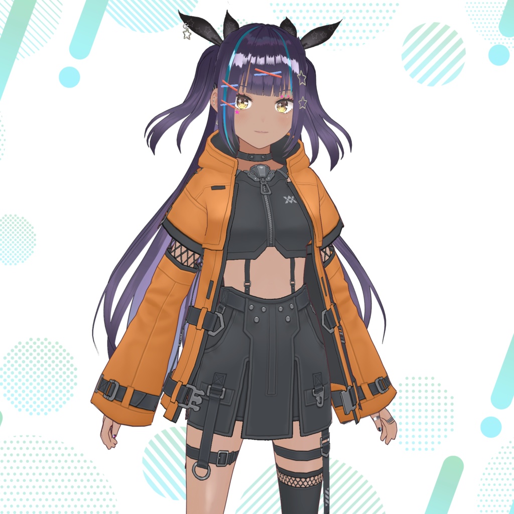 【VRoid texture 66】サイバーミリタリー16