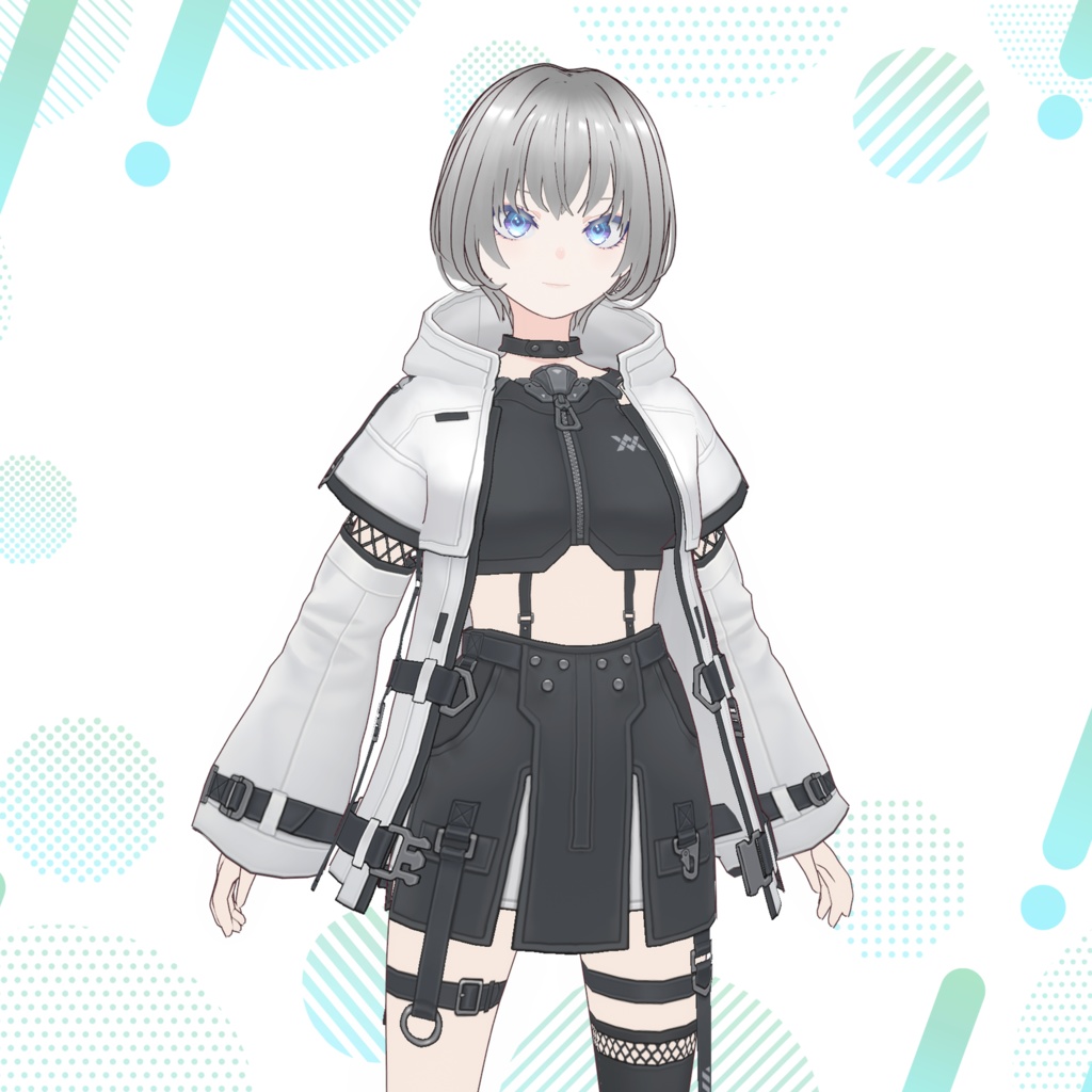 【VRoid texture 66】サイバーミリタリー16