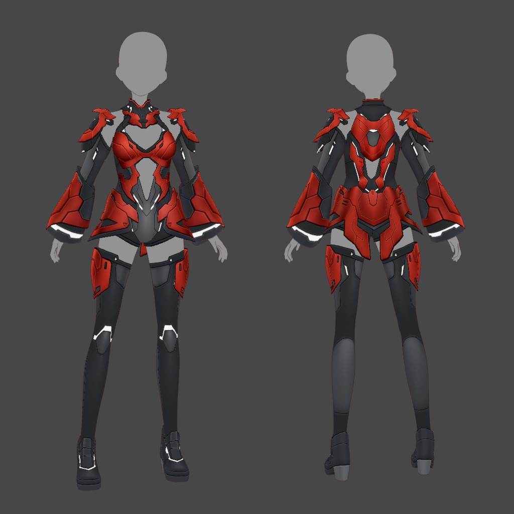 【VRoid texture 67】サイバースーツ6