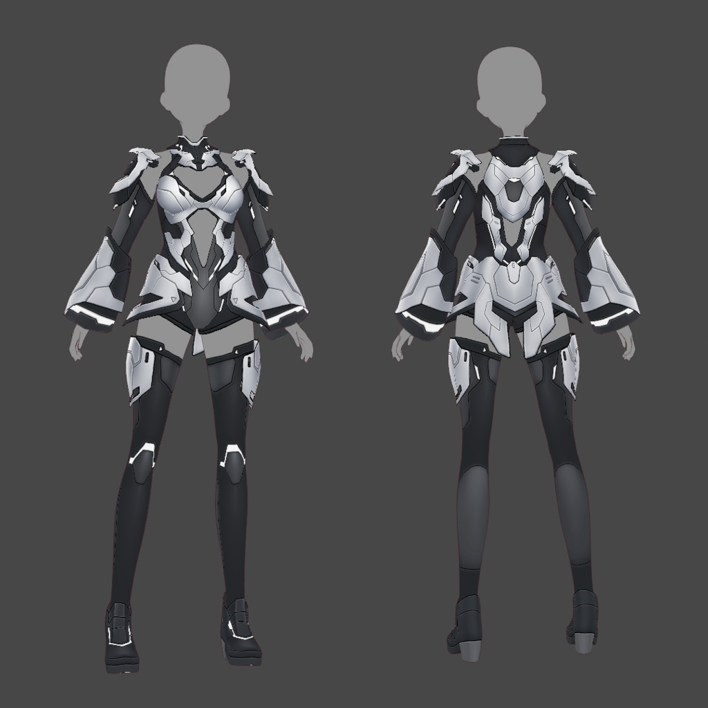 【VRoid texture 67】サイバースーツ6