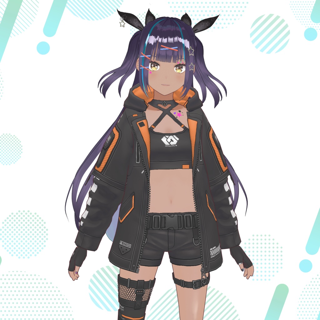 【VRoid texture 69】サイバーミリタリー17