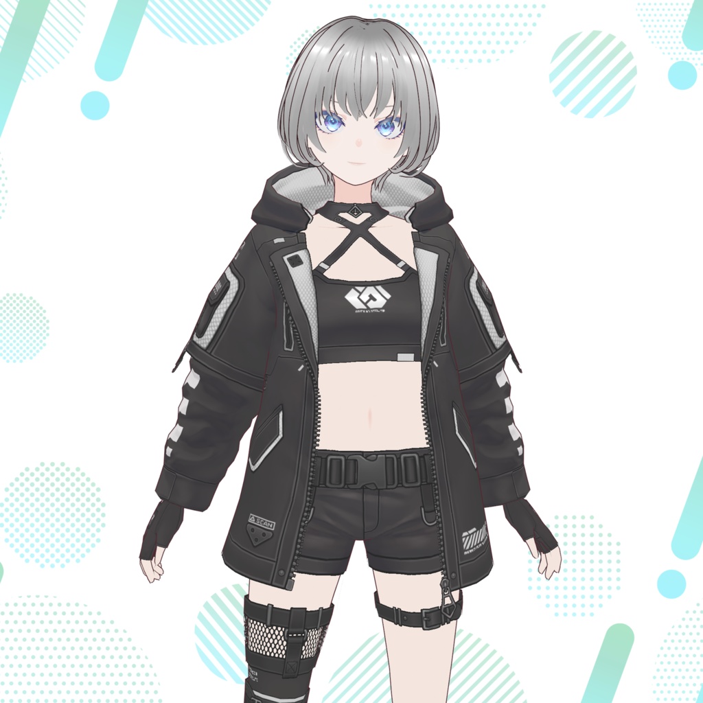 【VRoid texture 69】サイバーミリタリー17