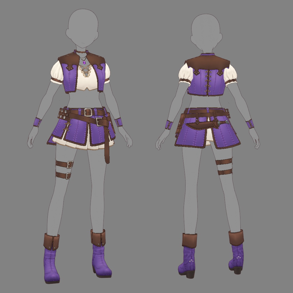 【VRoid texture 70】ハンター