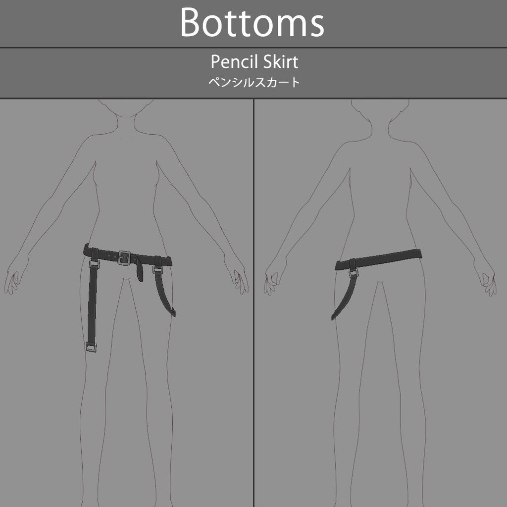 【VRoid texture 72】サイバーミリタリー REMAKE