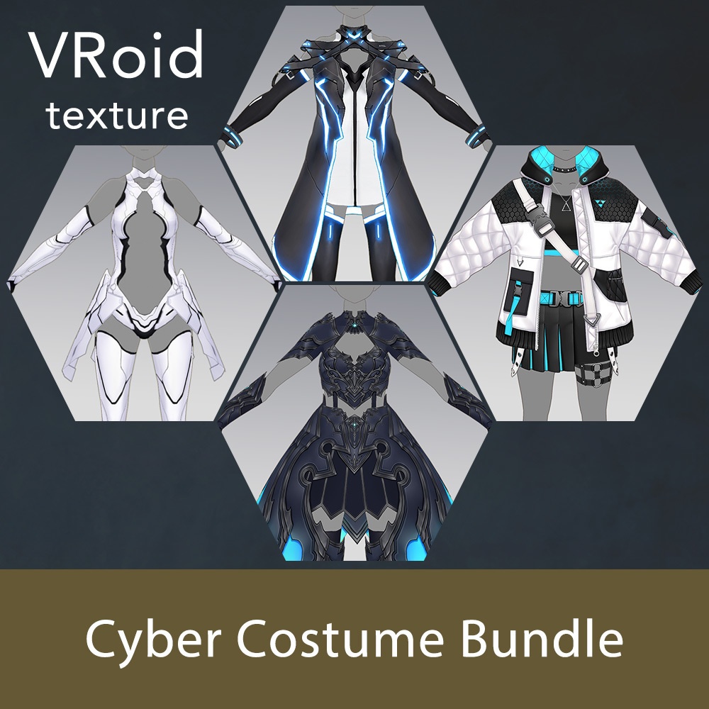 【VRoid texture 73】コスチュームセット