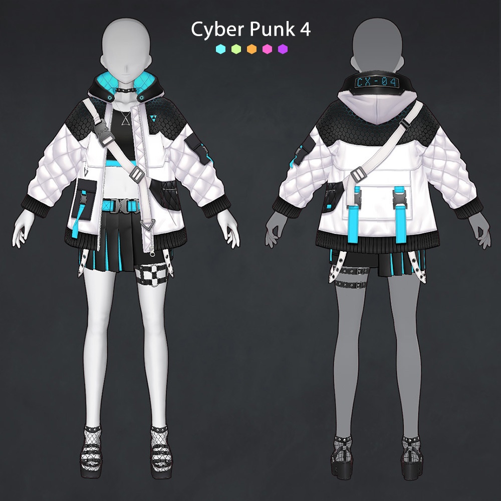 【VRoid texture 73】コスチュームセット