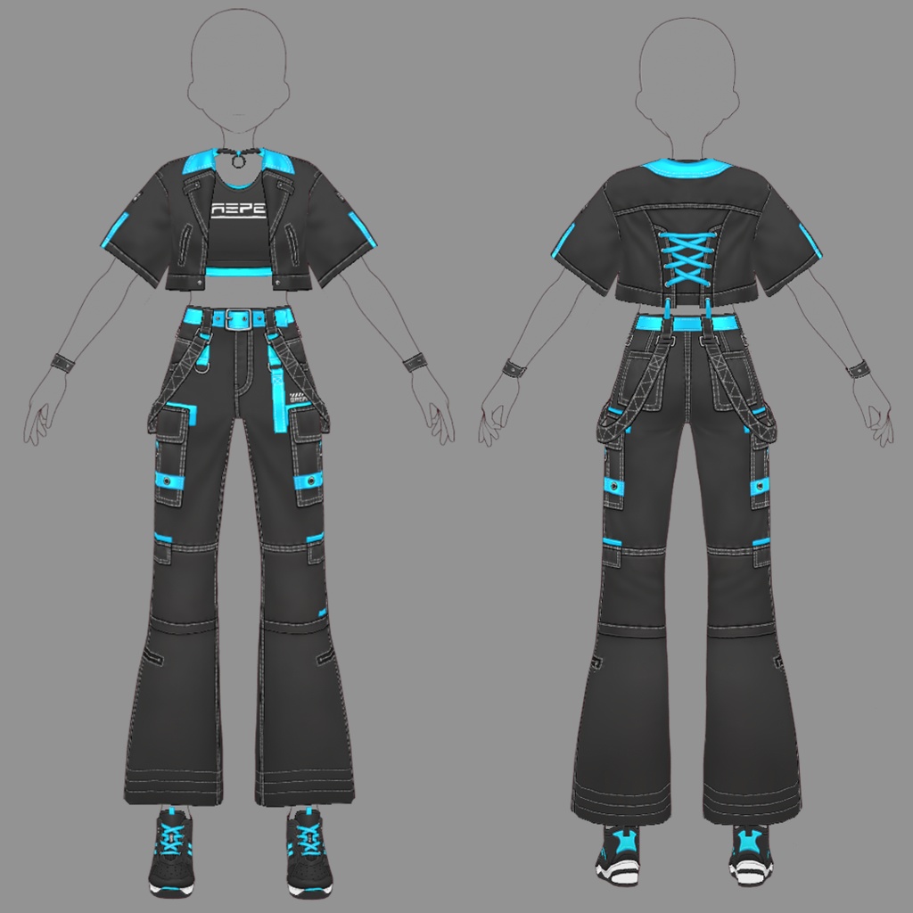 【VRoid texture 74】アーバン タクティカル