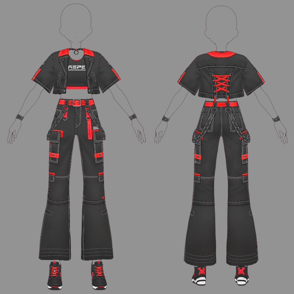 【VRoid texture 74】アーバン タクティカル