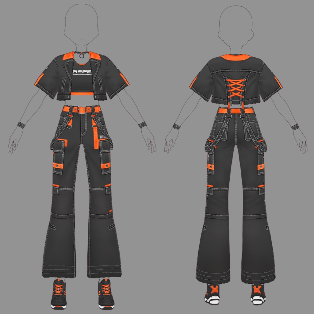 【VRoid texture 74】アーバン タクティカル