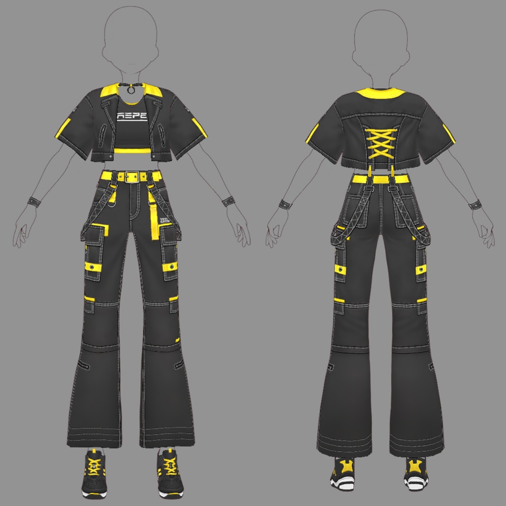 【VRoid texture 74】アーバン タクティカル