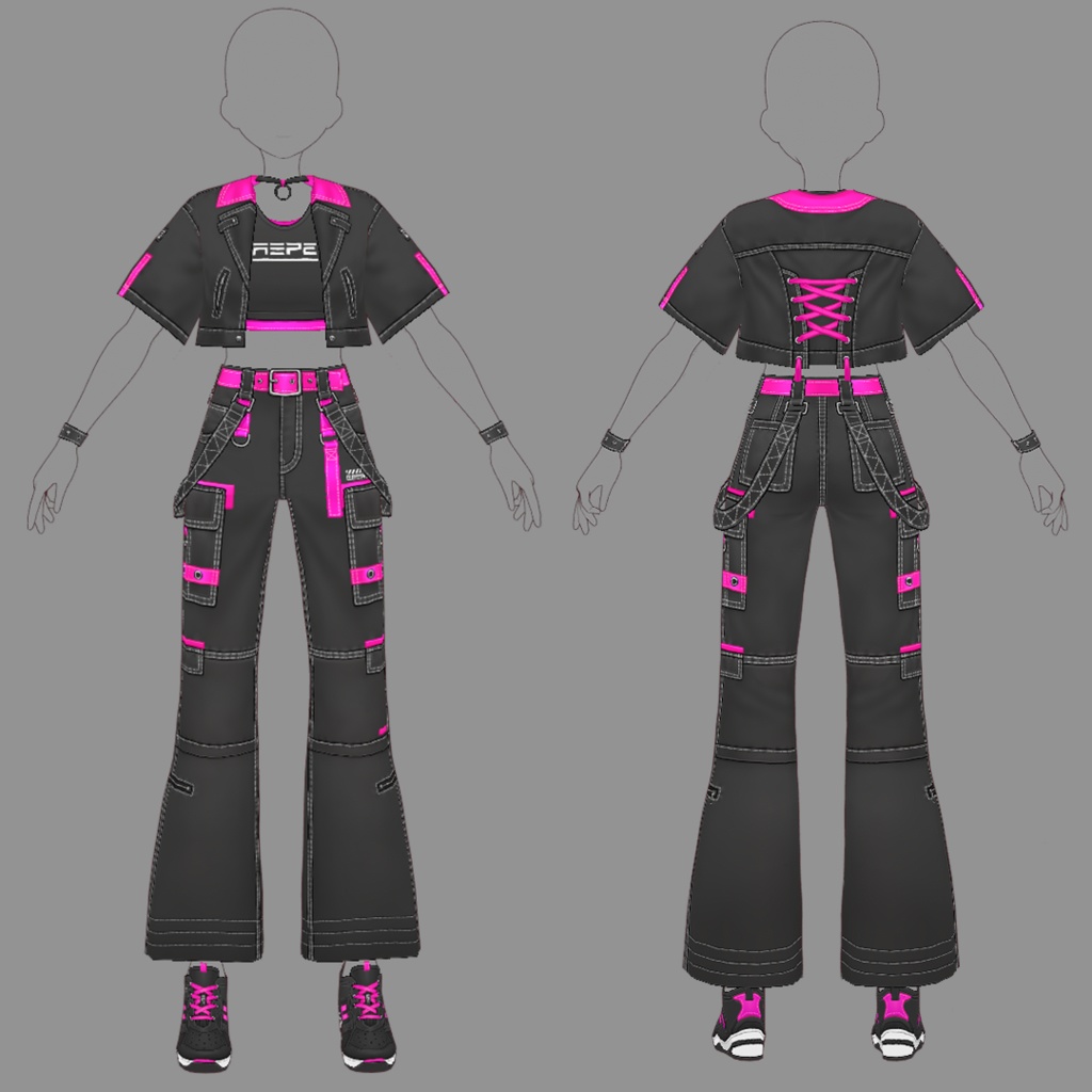 【VRoid texture 74】アーバン タクティカル