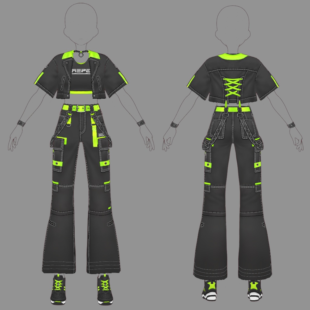 【VRoid texture 74】アーバン タクティカル