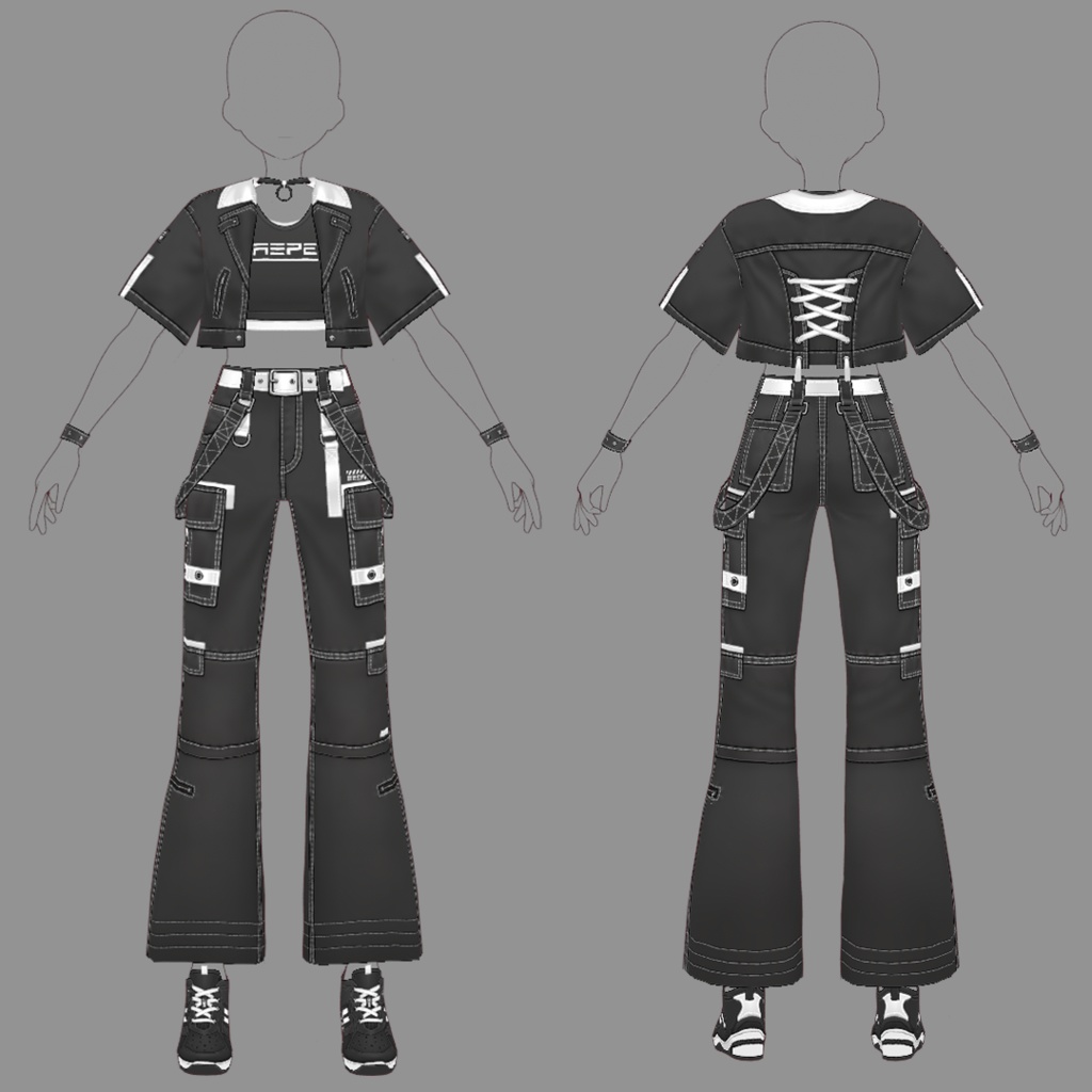 【VRoid texture 74】アーバン タクティカル