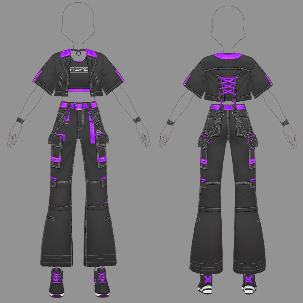 【VRoid texture 74】アーバン タクティカル