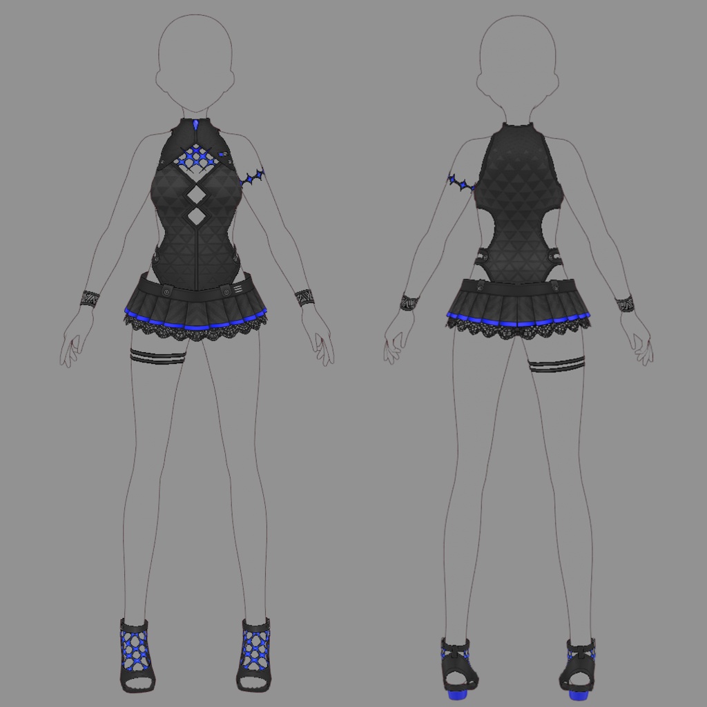 【VRoid texture 75】ヴォイドアビス