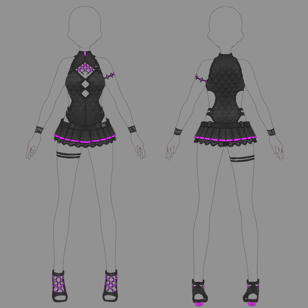 【VRoid texture 75】ヴォイドアビス