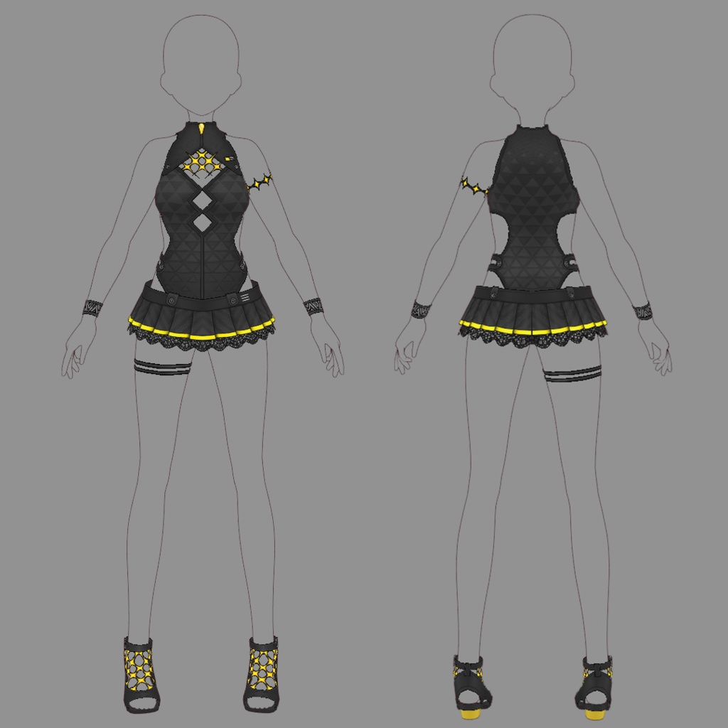 【VRoid texture 75】ヴォイドアビス