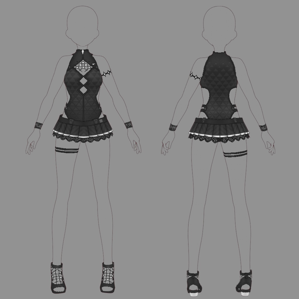 【VRoid texture 75】ヴォイドアビス