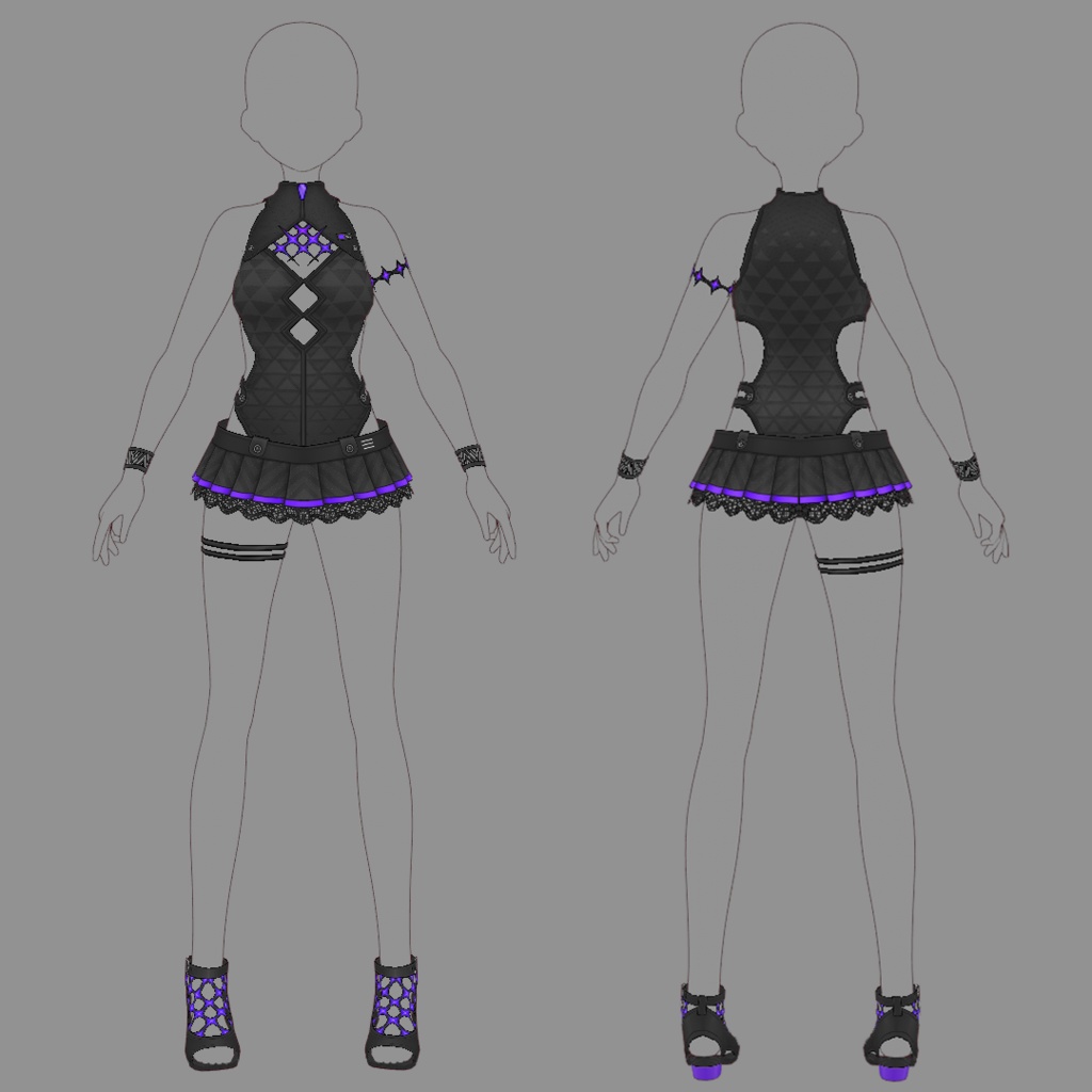 【VRoid texture 75】ヴォイドアビス