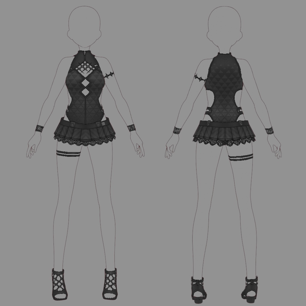 【VRoid texture 75】ヴォイドアビス