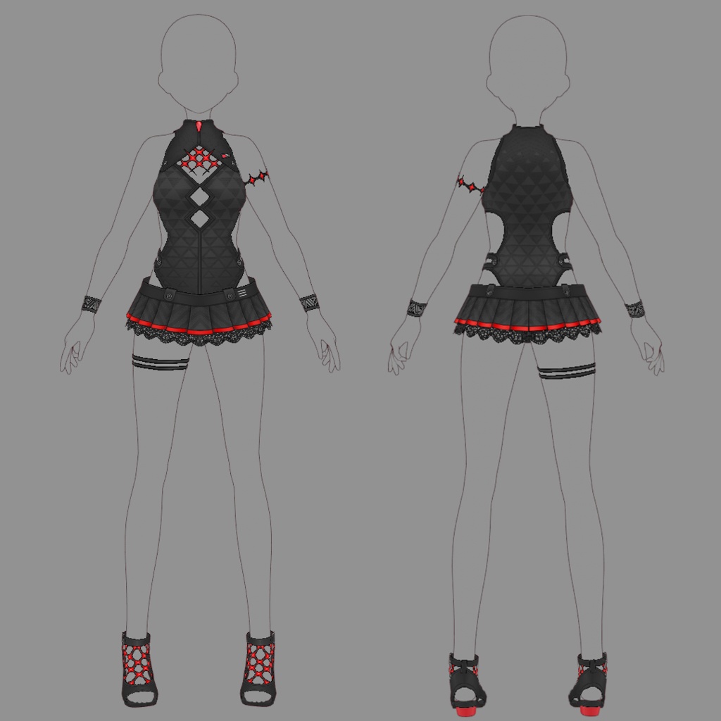 【VRoid texture 75】ヴォイドアビス