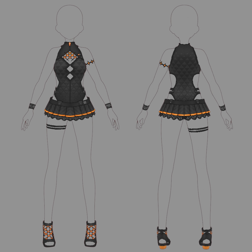 【VRoid texture 75】ヴォイドアビス