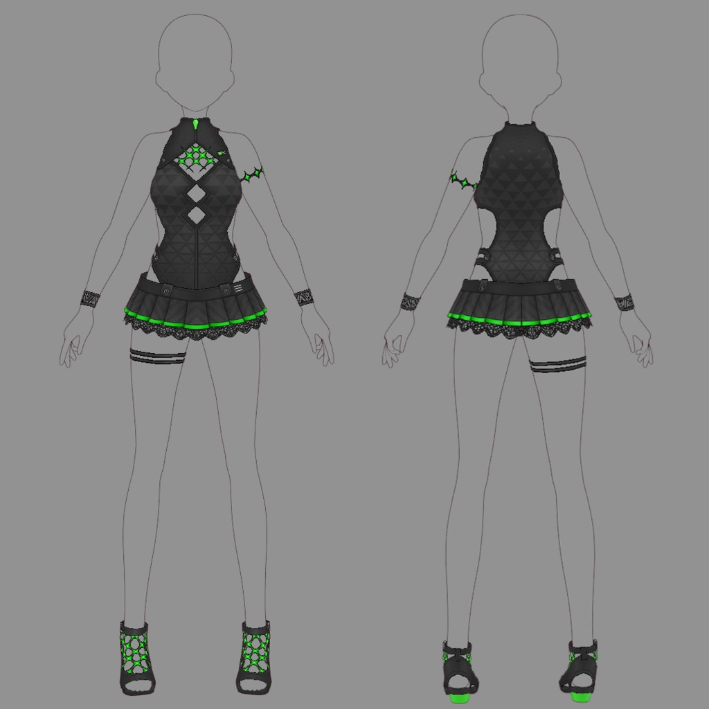 【VRoid texture 75】ヴォイドアビス